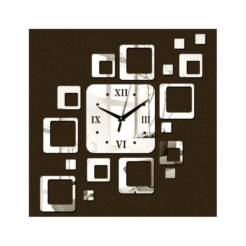 Clock on the wall modern square 50x40 cm FIGARO