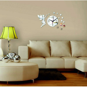 Wall clock to the living room as a decoration, Fairy, 40x40 cm