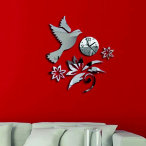 Wall clock Modern Pigeon, 35x35 cm