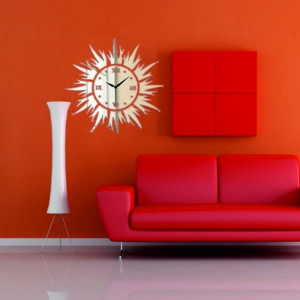 Wall clock Solar rays, 30x30 cm