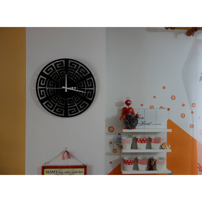 Nástenné hodiny moderné BOHYŇA GREKA