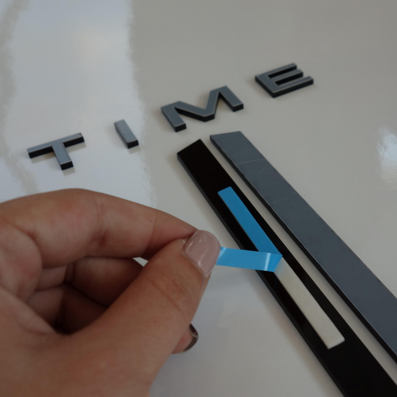 Nástenné hodiny nalepovacie  veľké plexi DIY STRONGO