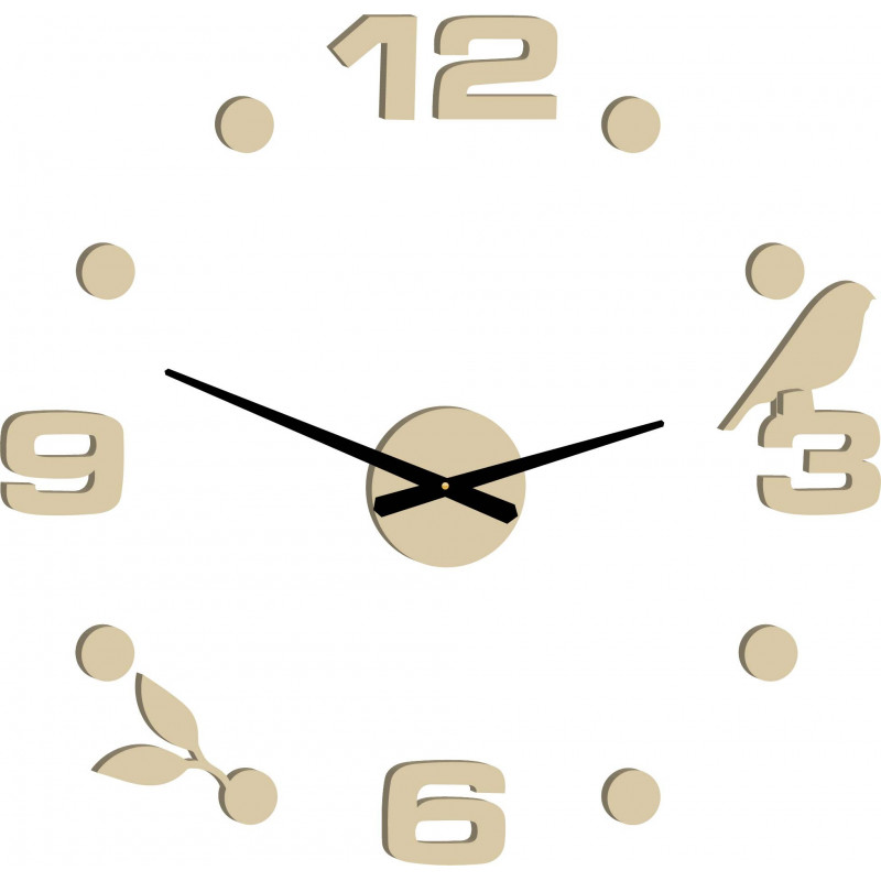 Nástenné hodiny line nalepovacie DIY Pohoda