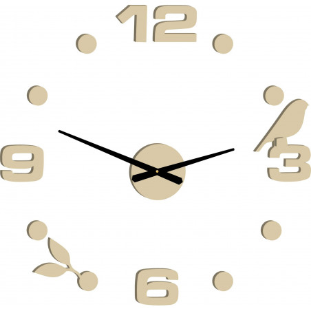 Nástenné hodiny line nalepovacie DIY Pohoda