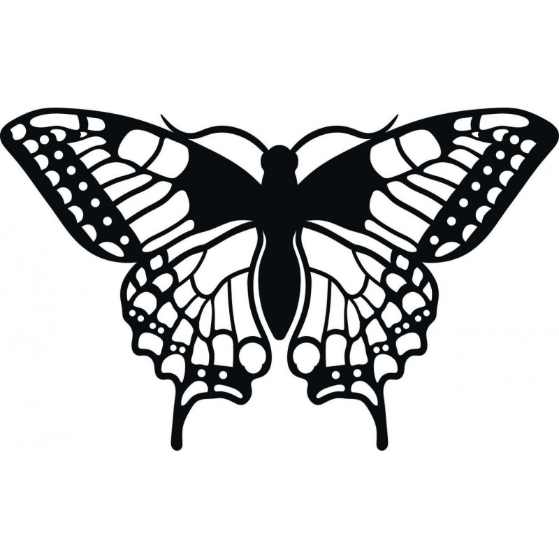 XLL 1100 X 647 mm Nočný motýľ  vyrezávaný z drevenej preglejky LEOPARTID