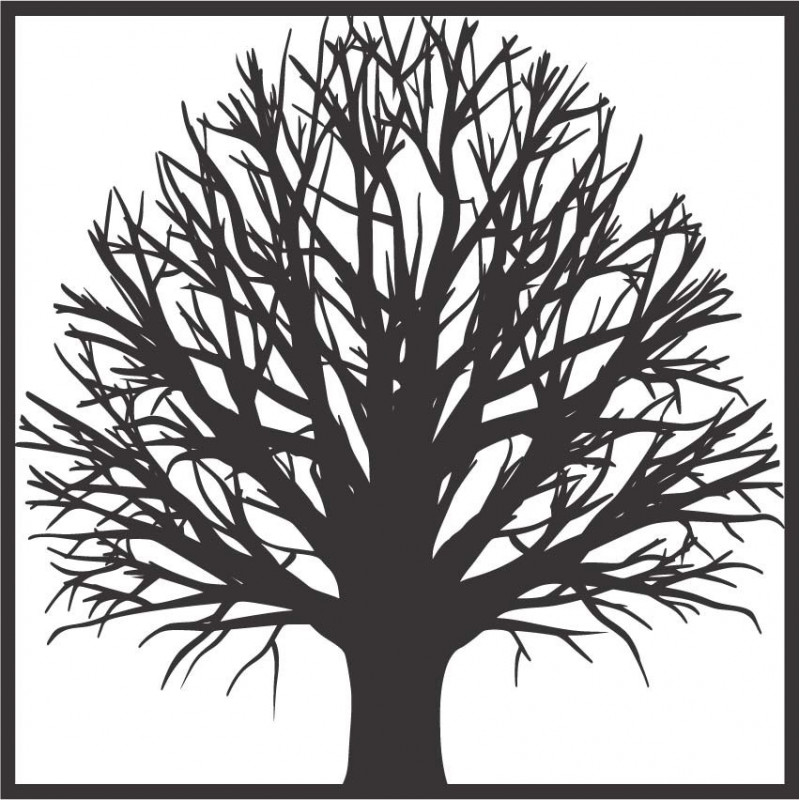 Drevený obraz na stenu strom z preglejky strom  GEMER