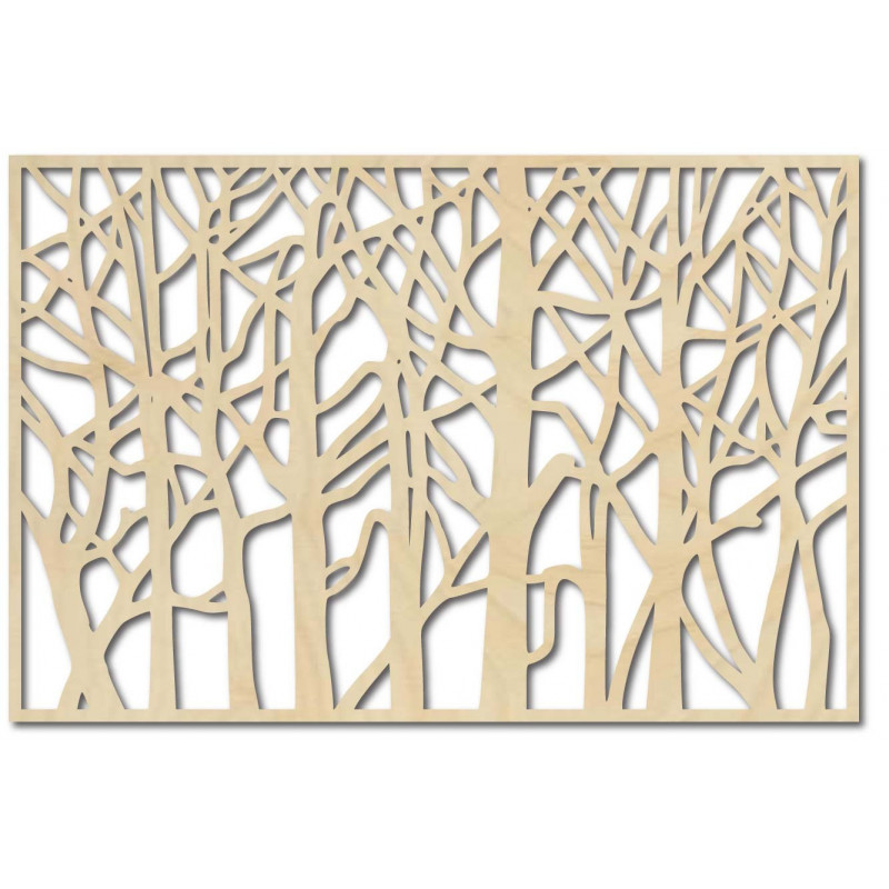 Obraz na stenu z drevenej preglejky topoľ HOREHOR