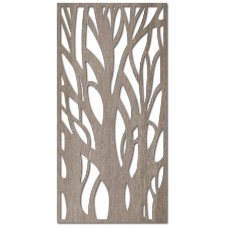 Veĺký na stenu strom z drevenej preglejky