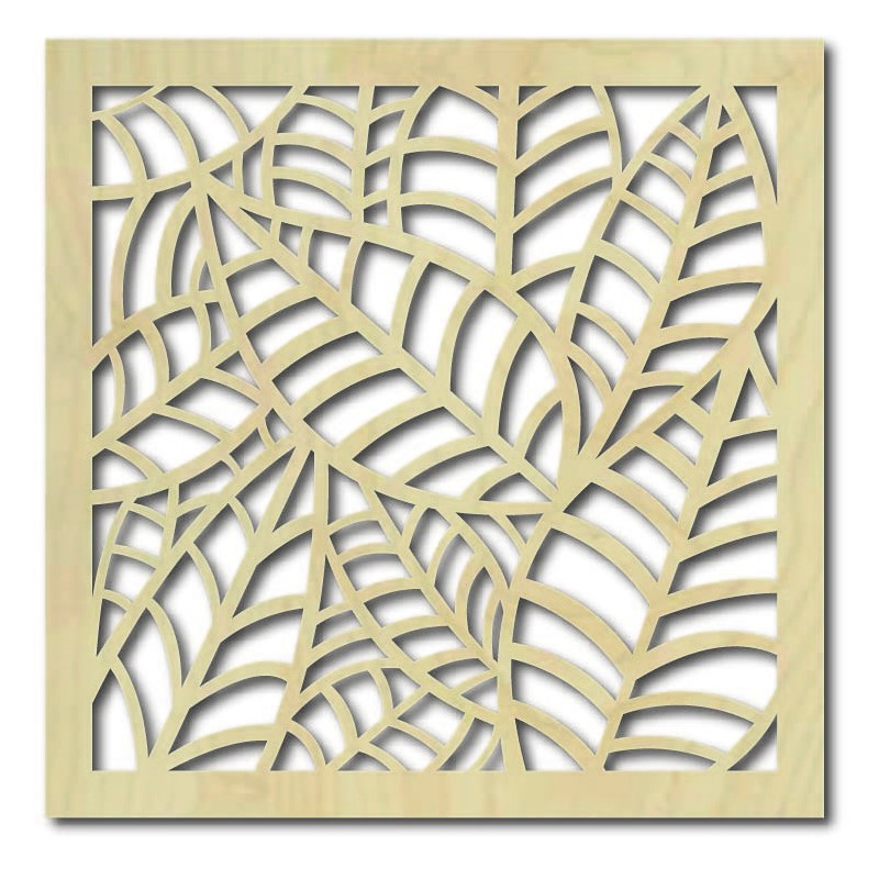 Obraz na stenu vyrezávaný z drevenej preglejky Topoľ PAPRADNO