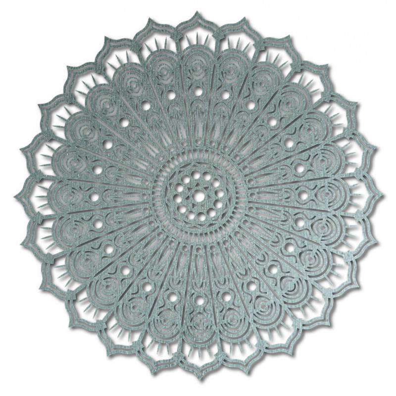 Mandala kvet pokoja drevený obraz na stenu z preglejky SILVIA