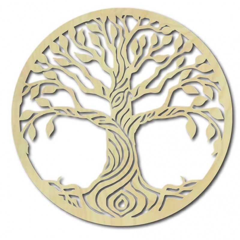 Obraz na stenu strom z topoľ preglejky BIDHIA