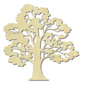 Moderný obraz na stenu strom bonsai drevenej preglejky topoľ ERGLIN 2