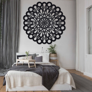 STYLESA wooden wall painting made of plywood ORFEA PR0224 black