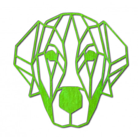 STYLESA moderný obraz na stenu pes z preglejky PR0229 HAFFF čierna