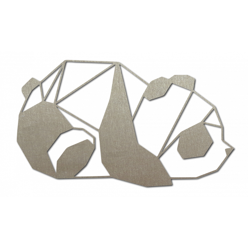 SENTOP Vyrezávaný obraz na stenu medveď PR0242 čierny