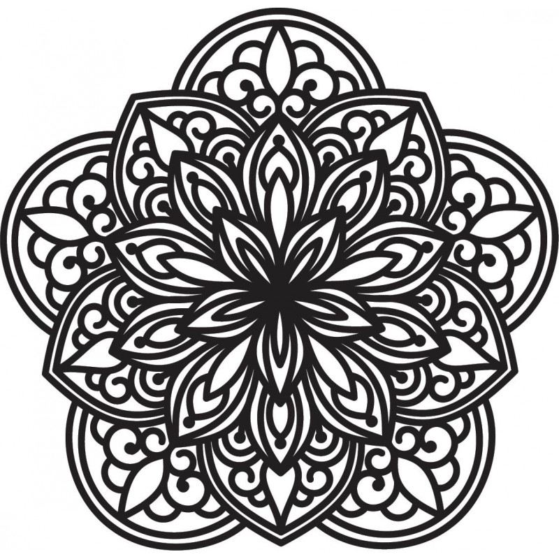 Čarovná mandala na stenu