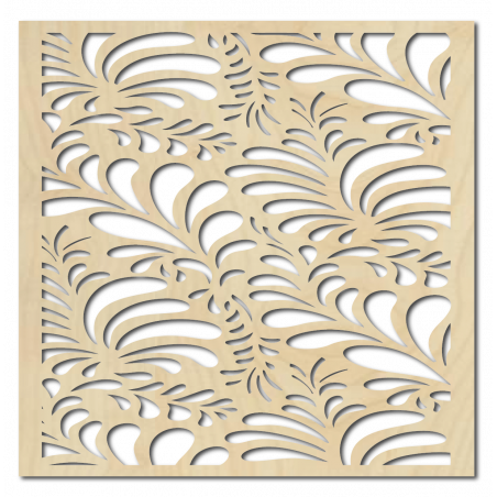 Vyrezávaný obraz na stenu z drevenej preglejky kvet LUPENE