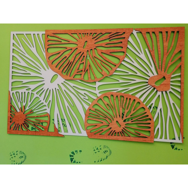 Vyrezávaný obraz na stenu z drevenej preglejky...