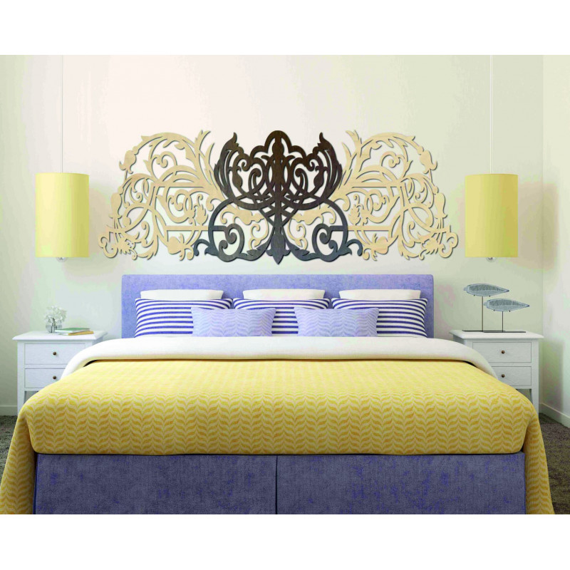 3D Vyrezávaný obraz z drevenej preglejky zadná časť Topoľ