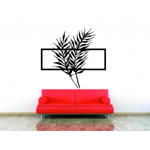 Zaujímavý obraz na stenu z drevenej preglejky listy palma