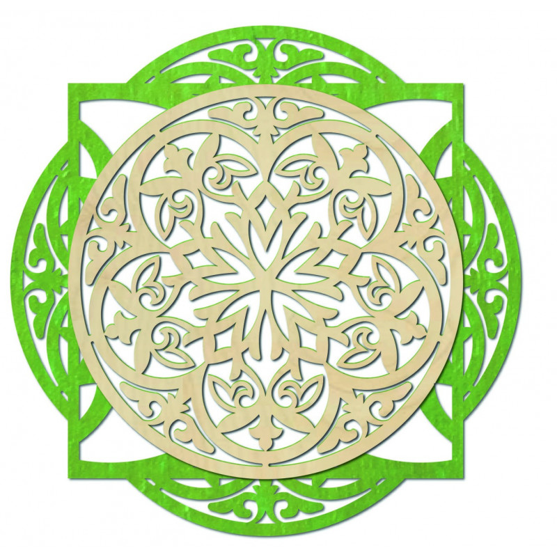 Drevený obraz, elegantný dekor na stenu - FANTÁZIA