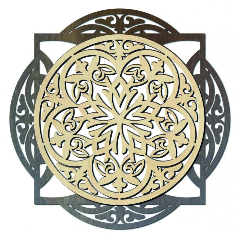 Drevený obraz, elegantný dekor na stenu - FANTÁZIA