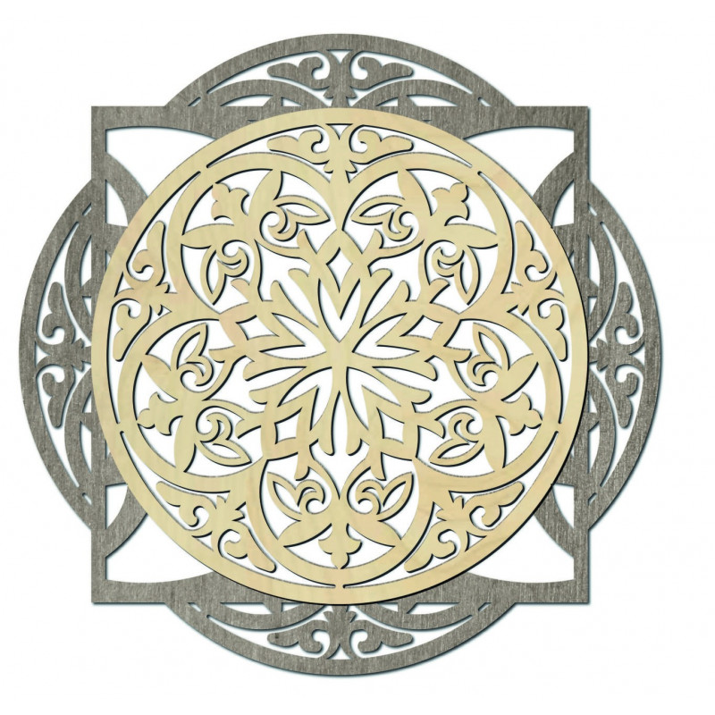 Drevený obraz, elegantný dekor na stenu - FANTÁZIA