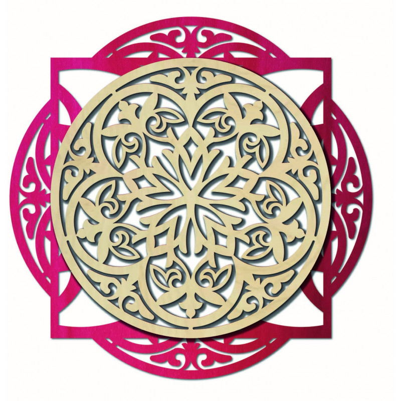 Drevený obraz, elegantný dekor na stenu - FANTÁZIA