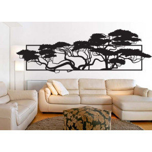Elegantný obraz z preglejky v prevedení stromov 3D POMPEZII