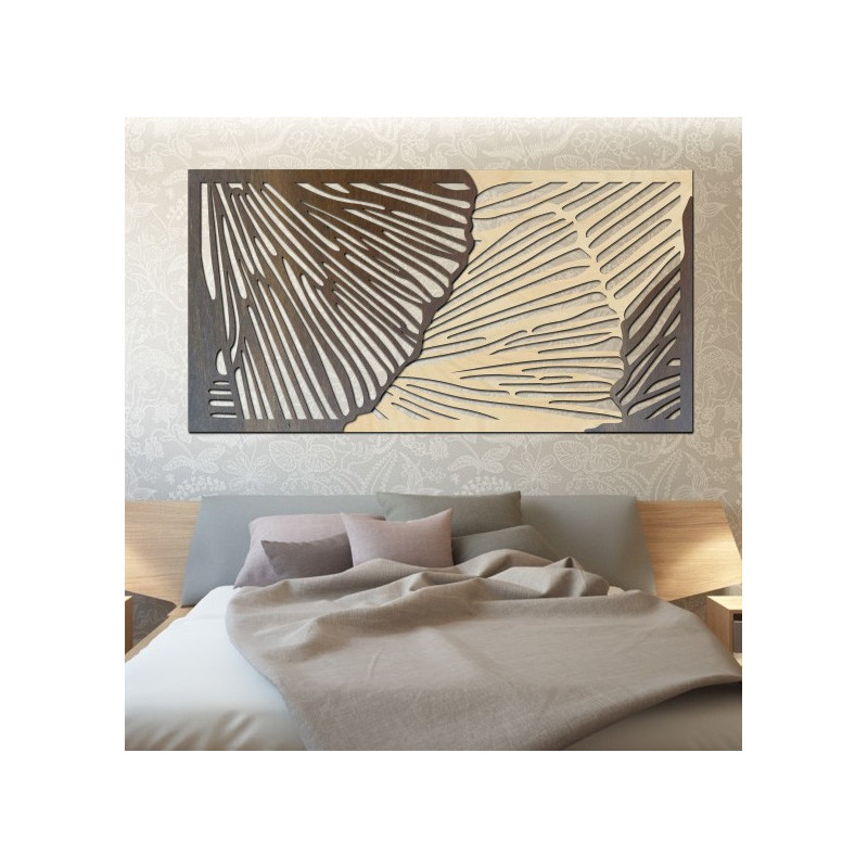 Vkusný 3D obraz na stenu z preglejky