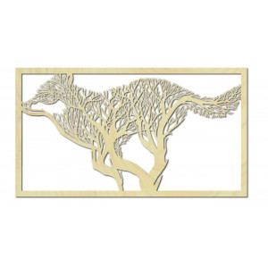 Vyrezávaný obraz na stenu pes z drevenej preglejky. Moderný obraz na stenu pes, obraz do kuchyne, obraz na stenu do obývačky 2