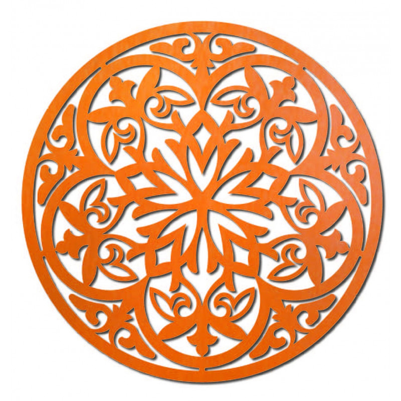 Magická drevená mandala - obraz na stenu