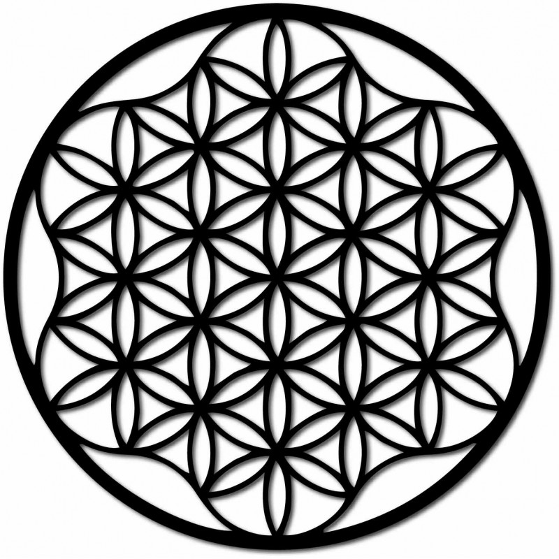 Obraz mandala na stenu z preglejky do 120 cm